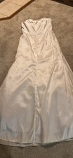 White Strapless Gown For Prom Or Wedding