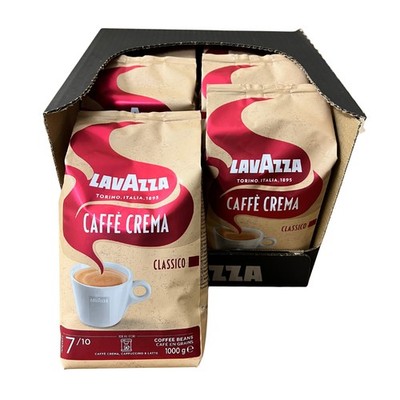 Lavazza Caffè Crema Classico Bohnen (Intensität 7/10) - 6 x 1 kg