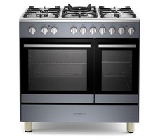 KENWOOD CK601G-SL 90 cm Gas Range Cooker 5 Burner Slate Grey & Chrome RRP £999!!