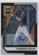 2021 Panini Elite Extra Edition Signatures Cameron Cauley #73 Auto 6k2