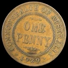 1929 George V Half Penny — photo from another recent sale