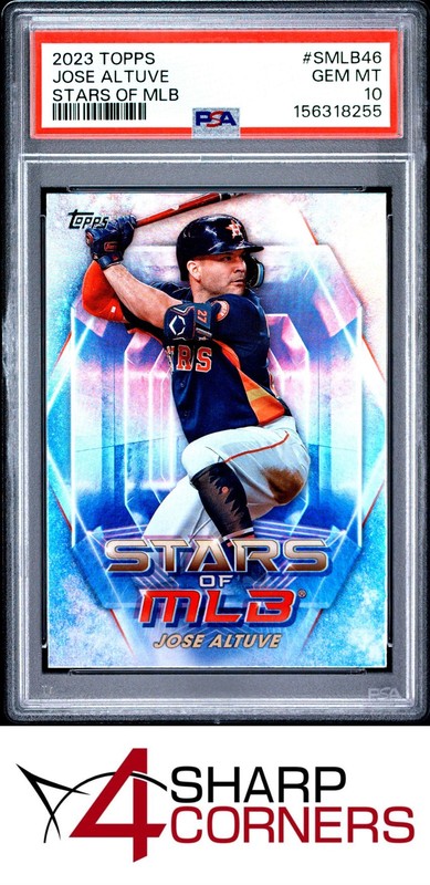 2023 TOPPS STARS OF MLB SERIES 2 #SMLB46 JOSE ALTUVE PSA 10