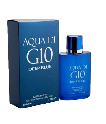AQUA DI G10 DEEP BLUE 3.4OZ EDP FOR MEN - Inspired by Acqua Di Gio