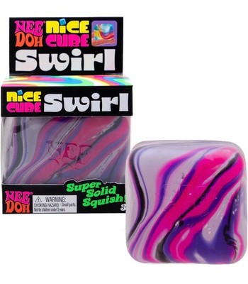 NeeDoh Nice Cube Swirl Super Soild squish       Rare Nice Cube