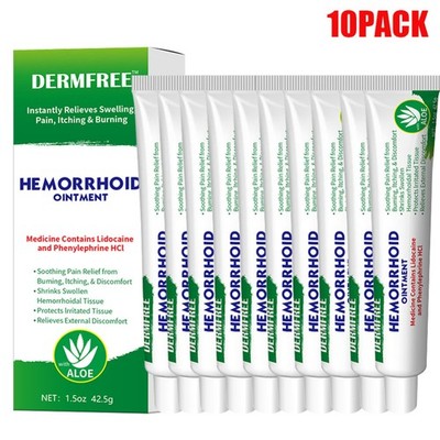 1-10X Haemorrhoids Remove Ointment Herbal Cream Relief Piles Pain Reduce Itching