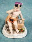 Meissen Johansen Roth JR Porcelain Boy Cherub  Figurine Miner ANTIQUE