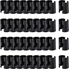 Wire Shelf Clips,40-Packs Shelving Lock Clips for 1" Post-...
