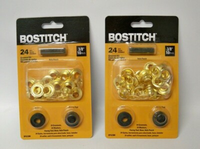 BOSTITCH BFG238K 24 Piece Grommet Kit, 3/8'', 10mm (Qty 2)