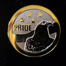 1 oz .925 Sterling Silver Round - Pride Honor Courage Duty USA Eagle - SKU-F2125 85.05 per troy oz