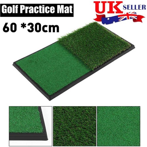 SPURK GOLF STRIKE MAT / SHORT PILE GRASS GOLF LAUNCH MAT / WINTER RULES