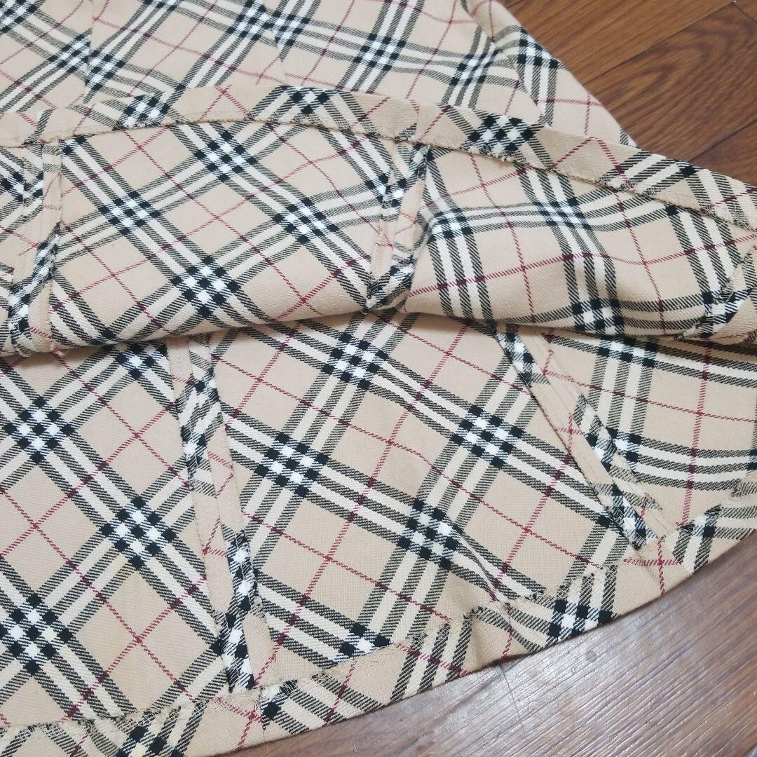 スカート BURBERRY BLUELABEL Novacheck flare skirt Burberry Blue Label flare skirt Nova Check Size 38 AUTHENTIC