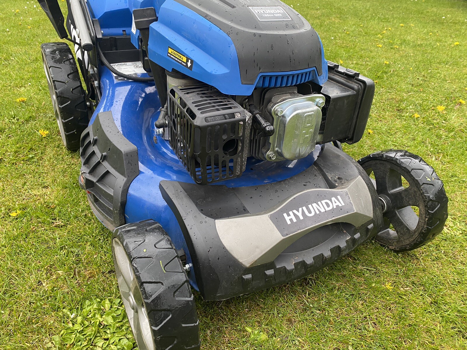 Hyundai HYM510SPE 173cc Petrol Self Propelled Lawn Mower 600231974035 ...