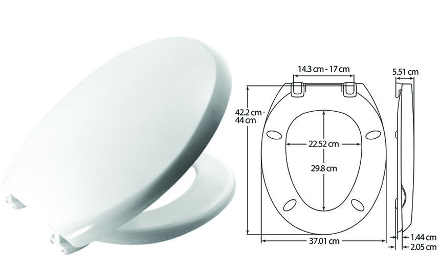 SEDILE WC UNIVERSALE "ATLANTICO"