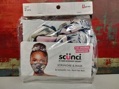 Lot De 4 Scrunchies Scünci Original - Élastiques à Cheveux Tendance, Neufs Avec étiquettes - Livraison Rapide