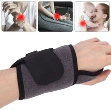 Heated Wrist Band Adjustable Temperature Massage Gears Hot Compress Relieve L2S