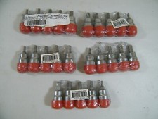 (5) TITAN-STAR HEX BIT SOCKETS 1/2 DRIVE #325...