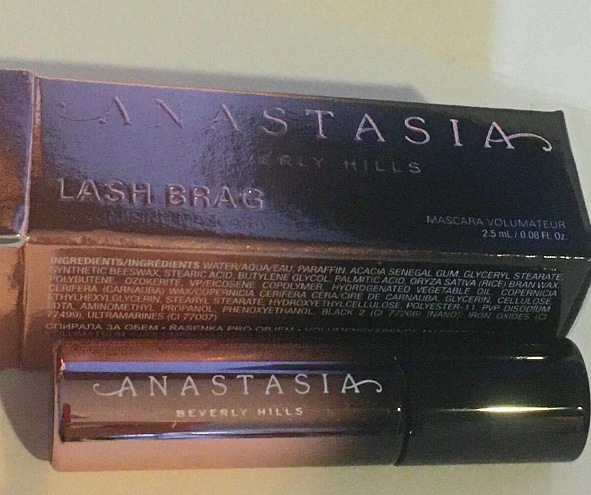 Mascara Volumateur Anastasia Beverly Hills Lash Brag - Noir, 10 Ml, Neuf