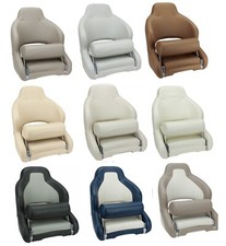 Bootssitz Bootsstuhl Steuerstuhl "MAIN" Flip Up Kunstleder Boot Motorboot Yacht