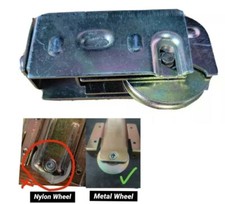 REPLACEMENT CLOSET SLIDING DOOR METAL WHEEL Door Metal Wheels Roller 1 1/2 IN.