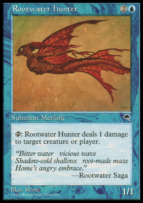 Magic the Gathering MTG Rootwater Hunter (82) Tempest   LP