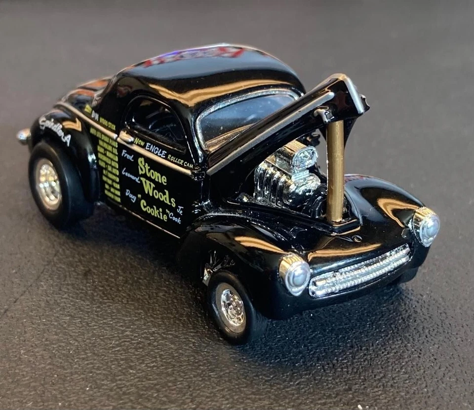 STONE WOODS & COOK 1941 WILLYS NHRA GASSER SWINDLER A 100% HOT WHEELS MINT  - Image 4 of 4