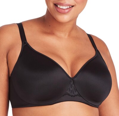 Bali Passion for Comfort Dreamwire Underwire Convertible Bra Df3390 Black Sz 38D