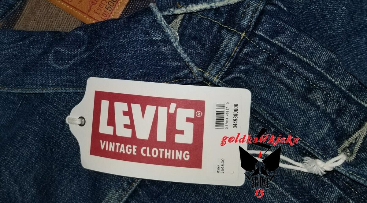 Levi's Vintage clothing LVC 1936 Type 1 cone Denim Jacket trucker  506XX lined