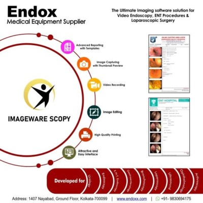 IMAGEWARE SCOPY for HD ENDOSCOPY Software IMAGE REPORTING  VIDEO CAPTURING