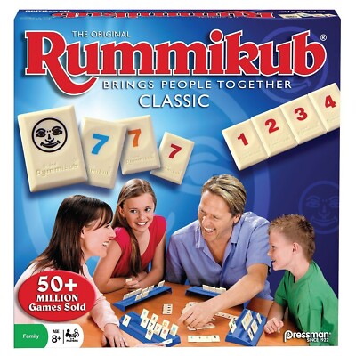 BRAND NEW Pressman Rummikub Fast Moving Tile Game Free Shipping