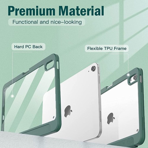 Smart Case For 2025 NEW iPad Air 11" M3/ iPad Pro 11 inch 2024 Clear Back Cover - Picture 20 of 75
