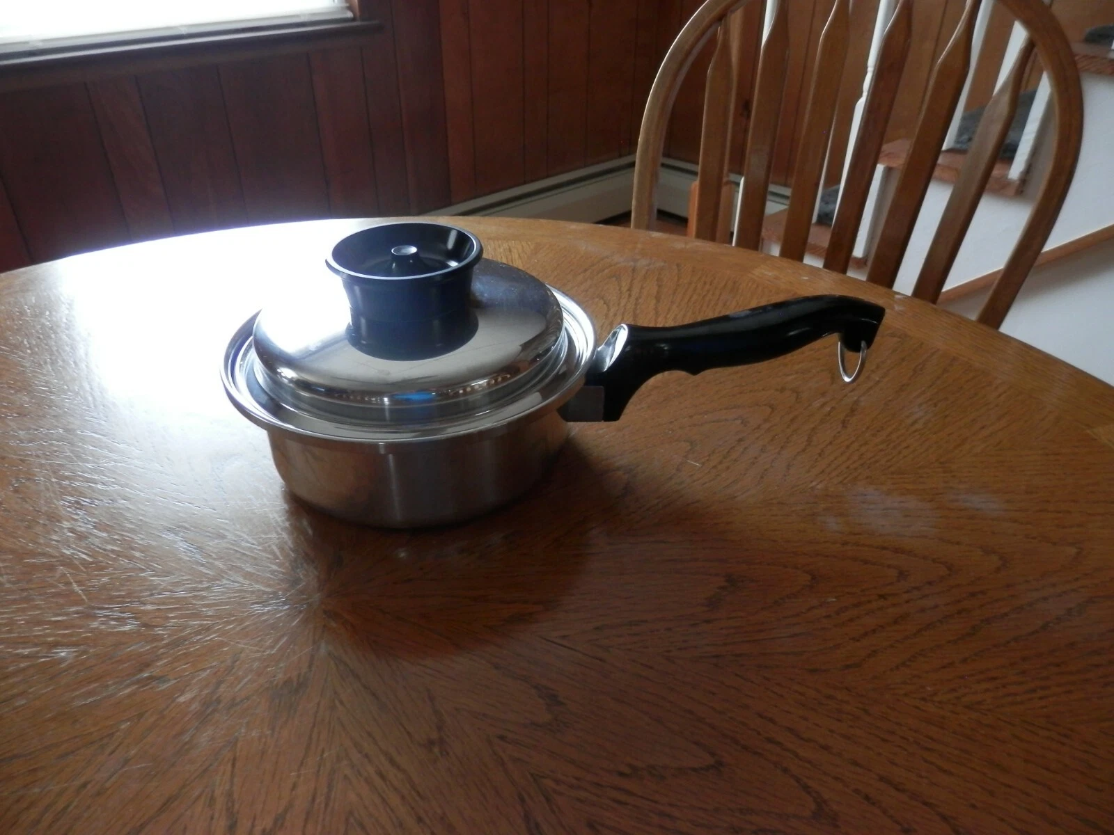CHEF WARE WEST BEND STAINLESS STEEL 1 1/2 QT SAUCE PAN POT w LID