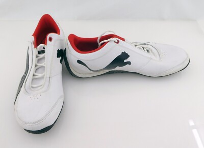 PUMA Shoes Drift Cat 4 Racing Ferrari White/Red Sneaker Mismatched 6.5/7
