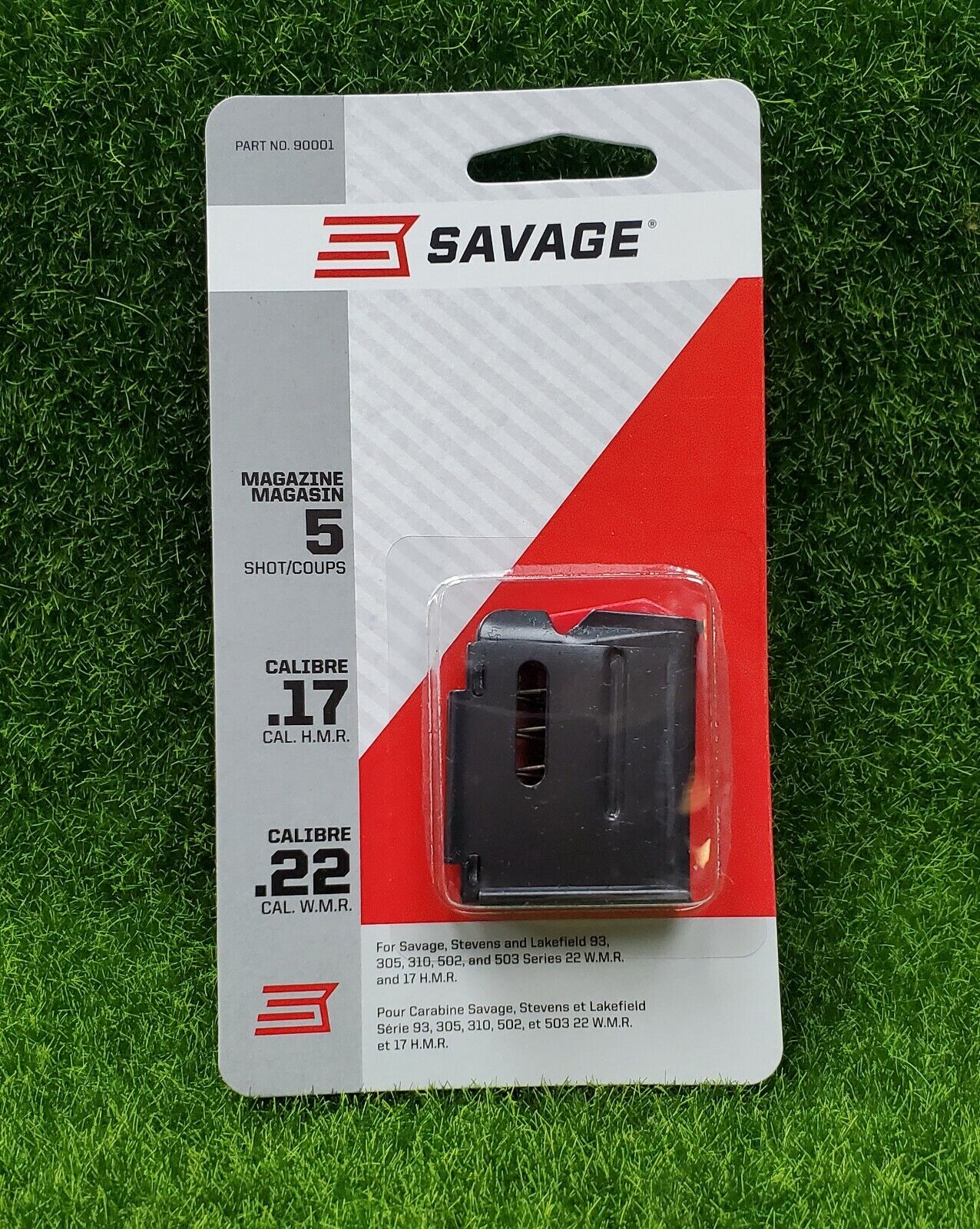 Savage Arms Magazine For 93/502/503 Series - 22WMR/17HMR - 5 Round Mag - 90001