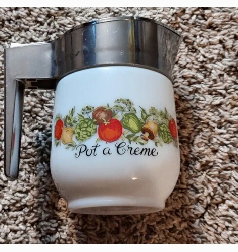 Creamer/Sugar In the Spice Of Life Pattern By Gemco
