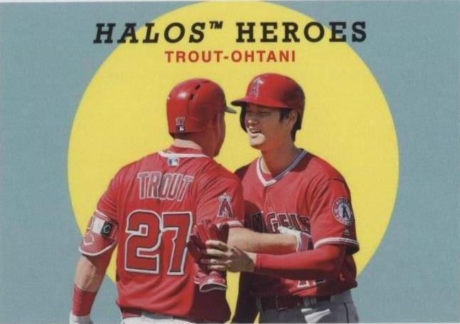 2018 Topps Archives - Mike Trout Shohei Ohtani #303 for sale | eBay