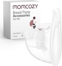 Momcozy 1 Full Set Collector Cup Compatible with Momcozy M5 160ml, 24mm Flange 