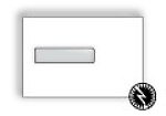 White Booklet Envelope with Digi-Clear� (#3...