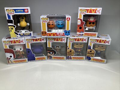 Funko Pop Ad Icons: McDonald's Bundle of 7 #85-89, #112 FRY KIDS