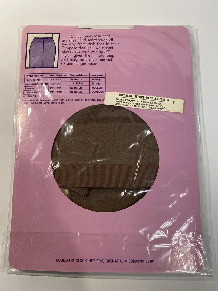 Pantimedias vintage redondas al reloj milagro hiladas al aire satinado topo sandalia Demi Foto 3 de 3