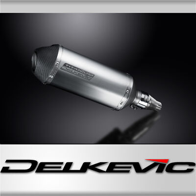Kymco Downtown 300i 2011-2016 Slip On 10'' X-Oval Titanium Exhaust Muffler Kit