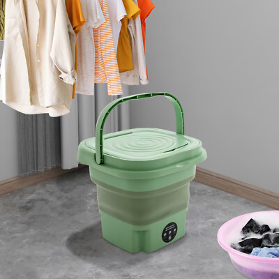 Portable Mini Multi-functional Foldable Washing Machine With Drainage Basket