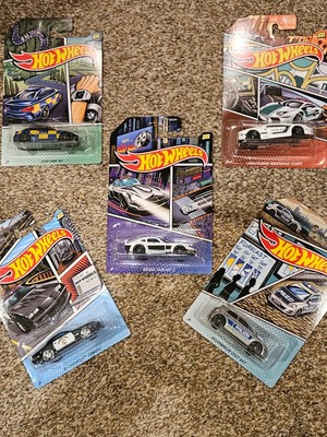 Hot Wheels Comic Cards Cop Cars