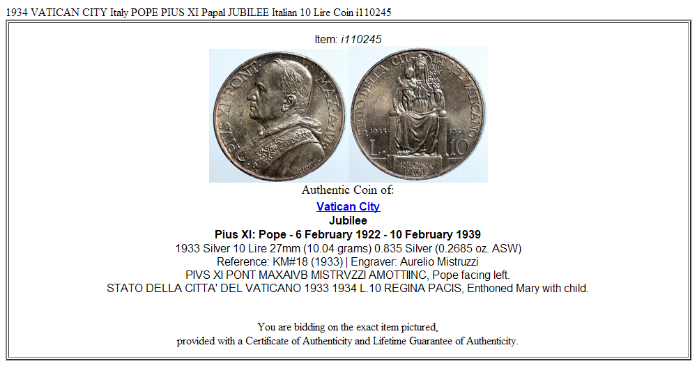 バチカン1929 Papal Arms, Pope Pius XI 未使用13種 バチカン1929 Papal Museum Postal National | single XII Pius Pope