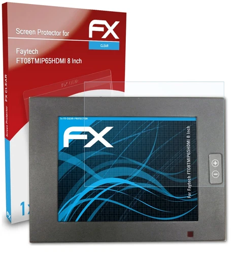 atFoliX Pellicola Protettiva per Faytech FT08TMIP65HDMI 8 Inch chiaro