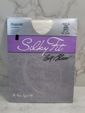 Vintage A Silky Fit Bill Blass Pantyhose White USA 3950 Classic Solid