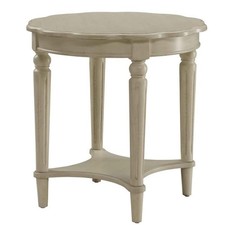 Acme Fordon End Table In Antique White AC-82922