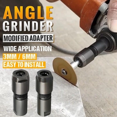 Transfer Head Adapter 6MM Angle Grinder Easy To Install High Carbon Steel - Picture 5 of 9