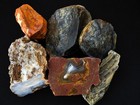 Nevada Lapidary Rough Lot 7.5 LB Agate Jasper Rhyolite Variscite Collector Mix — photo 1