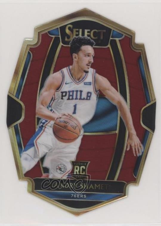 2018-19 Panini Select Premier Level Maroon Prizm 77/175 Landry Shamet #156 01vt