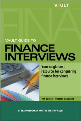 Vault.com Guide to Finance Interviews Paperback